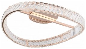 Zuma Line MX3317-1-3GT - Димируемо LED осветително тяло GANO LED/36W/230V Ø 52 см, розово злато