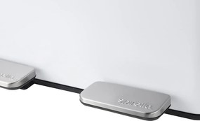 Стоманено кошче за боклук 2x20 l за рециклиране с педал в матово бял цвят Aliya – Spirella