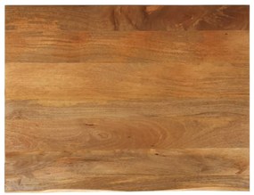 370605 vidaXL Плот за маса, жив ръб, 110x80x3,8 см, масивно дърво манго
