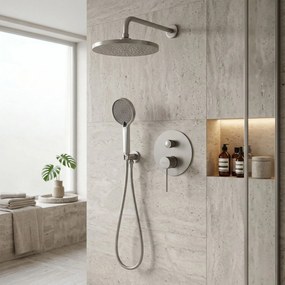 Душ система за вграждане Rea Lungo Stripe Nickel Brush