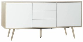 Бюфет DKD Home Decor Бял Естествен Дървен Метал Дървен MDF 170 x 45 x 76 cm