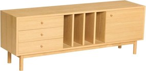 Скрин от декор от дъб в естествен цвят 140x50x37 cm Nobby – Hübsch