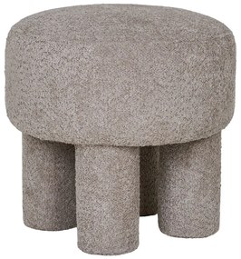 Светлосива табуретка от букле Perth – House Nordic