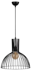 Черно висящо осветително тяло с метален абажур ø 38 cm Fellini – Opviq lights