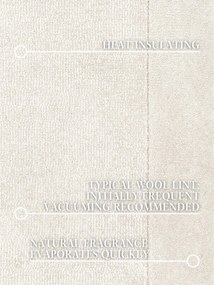 Кремав ръчно изработен килим със смес от вълна 200x300 cm Kari – Villeroy&amp;Boch