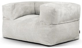 Кремав пуф от рипсено кадифе MooG – SLOWDOWN