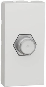 SE Розетка TV тип F конектор 1 мод. цвят Бял Unica  - NU346818