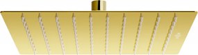 Mexen Slim душ глава 25 х 25 см, златна - 79125-50
