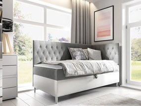 Диван - легло Junior Filip III-Gkri-Дължина: 90 cm-Deksia