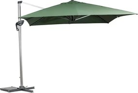 Градински чадър със странична стойка Hesperide Equador, Анодизиран,4x3 m - Сиво/Маслина