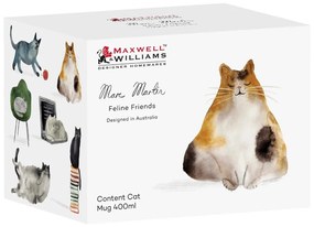 Бяла порцеланова чаша 400 ml Best Feline Friends – Maxwell &amp; Williams