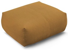 Жълта табуретка от рипсено кадифе Voltaire – Bobochic Paris