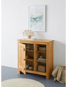 Шкафче от масивен бор в естествен цвят 90x90 cm Bertram – Støraa