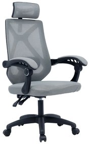 Офис стол Серафин 275-000008 цвят сив-черен