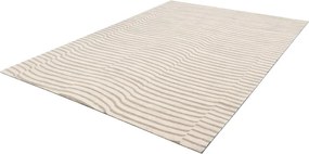 Бежов вълнен килим 133x190 cm Agnus Tides – Agnella