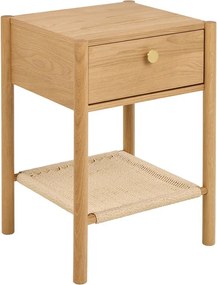 Нощно шкафче от декор от дъб в светло естествен цвят Monfort – Actona