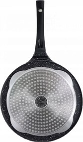 Тиган за палачинки с личица ZILNER ZL 2421, 26 см, 4 различни форми, Мраморно покритие, Черен