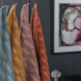 Тъмнозелена памучна кърпа 50x95 cm Geo - Mette Ditmer Denmark