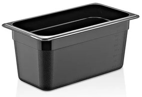 Plast Port - Поликарбонатен гастронорм черен 1/4 h150мм 265х162мм 3.7л (PCP14150)(16114150)