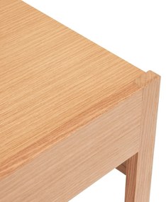 Странична масичка с дъбов плот 50x50 cm Forma – Hübsch