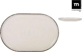 Овално Порцеланово Плато LA MEDITERRANEA Annlo - Елегантно Сервиране - 30x20 cm