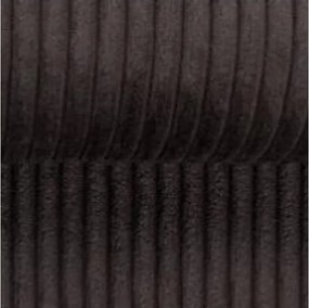 Тъмнокафяв шезлонг от рипсено кадифе Lord – Ropez