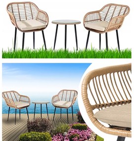 Комплект градински мебели от technoratan NAPOLI