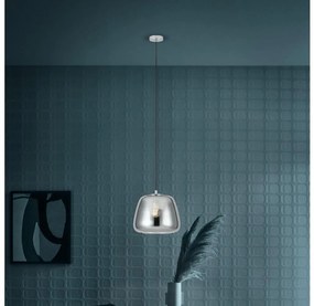 Eglo 39665 - Пендел ALBARINO 1xE27/40W/230V Ø 35 см опушен
