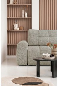 Светлокафяв разтегателен модулен ъглов диван с място за съхранение (десен ъгъл) Lulu – Miuform