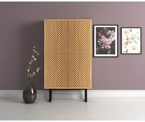 Комод в декор от дъбово дърво Diamond Camden - Woodman