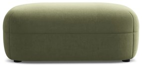 Зелена кадифена табуретка Moana – Makamii