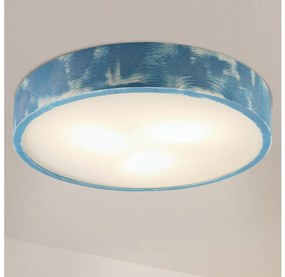 Brilagi - Таванно осветително тяло PINO 3xE27/15W/230V бор/син Ø 47,5 см