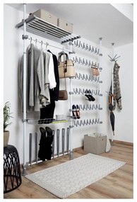 Комплект от 2 телескопични дръжки за дрехи, дължина 75 - 120 см Herkules - Wenko