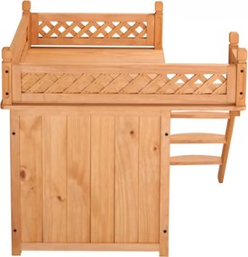 Дървена къщичка за котки 53,5 x 54,5 x 64,5 cm