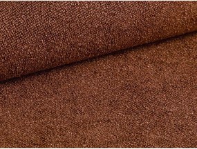 Двойно легло 160x200 cm тапицирано с място за съхранение с включена подматрачна рамка в тухлен цвят Eric – Micadoni