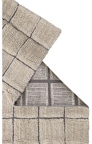 Бежова ръчно изработена вълнена пътека 80x230 cm Mosaic Sandstone – Lorena Canals