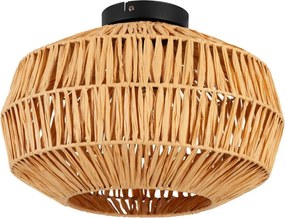 Eglo 44142 - Таванно осветително тяло SHELDON 1xE27/40W/230V кафяво