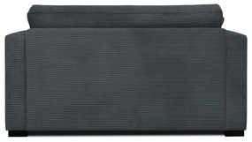 Сив диван от рипсено кадифе 132 cm Mobby – Scandic