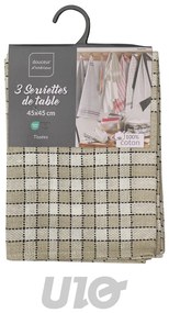 Текстилни салфетки в комплект от 3 бр. Traditio – douceur d'intérieur