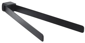 Gedy - Стенен въртящ се закачалка за кърпи PIRENEI 36 см мат черен