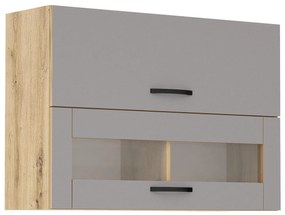 Горен кухненски шкаф Лорен 100/Сив мат G42