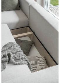 Кремав ъглов разтегателен диван (променлив) Homely Tommy - Miuform