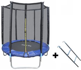 Jump Pro градински батут 1,83 м (6ft) син с мрежа и стълба