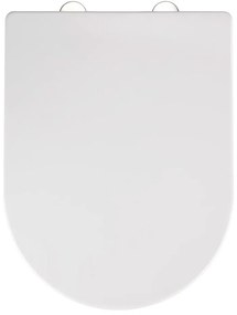 Бяла тоалетна седалка с лесно затваряне , 47 x 35,5 cm Calla - Wenko