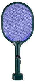 LED електрически уловител на насекоми 2в1 с LCD, 1200 mAh/5V, зелен