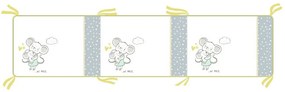 KIKKA BOO Обиколник за легло 180 см. JOYFUL MICE
