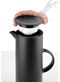 Черна термокана от неръждаема стомана , 1 л - Hendi