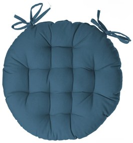 Кръгла възглавница за стол atmosphera Anjali, 38 cm - Тюркоаз