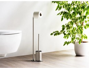 Стойка за тоалетна хартия четка за тоалетна от неръждаема стомана в матово сребрист цвят Levante – Wenko