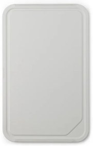 Дъска за рязане и сервиране Brabantia Tasty+ 1003308, 40x25 см, Нехлъзгаща се, Лесна за почистване, Светлосив